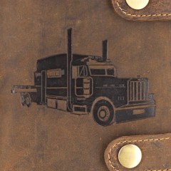 Kožená peněženka s řetězem Greenburry 1796A-Truck č.6