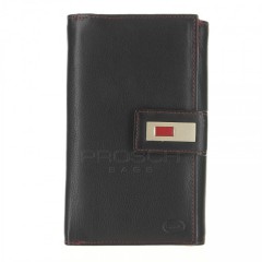 Dámská kožená peněženka Brasil 3060 černo/červená č.1