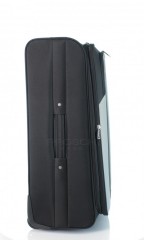Velký cestovní kufr D&N 7270-01 černo-šedý č.4