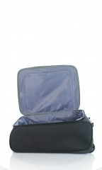 Kabinový cestovní kufr D&N 7250-01 černo-šedý č.7