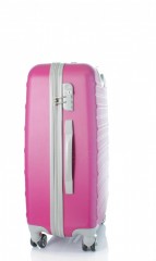 Střední cestovní kufr D&N 9460-04 růžový č.2