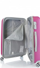 Střední cestovní kufr D&N 9460-04 růžový č.5
