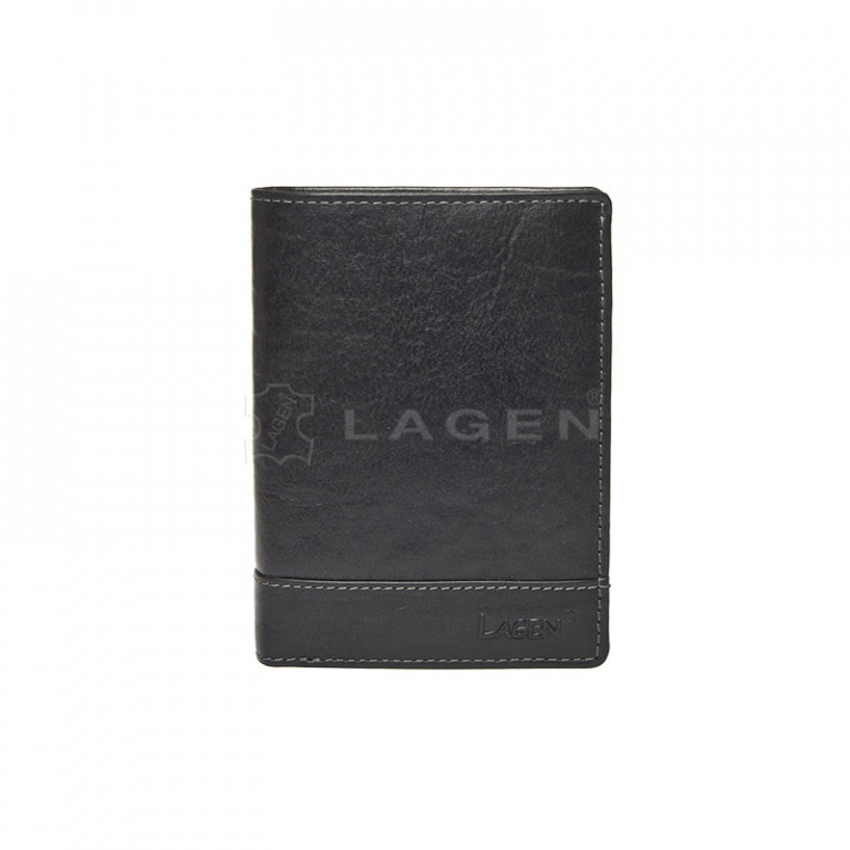 Pánská kožená peněženka LAGEN V-26/T černá