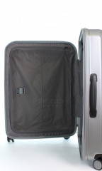Střední cestovní kufr D&N 8160-13 stříbrný č.9