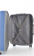 Kabinový cestovní kufr D&N 9650-06 modrý č.11
