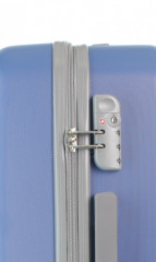 Střední cestovní kufr D&N 9660-06 modrý č.6