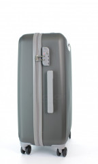 Střední cestovní kufr D&N 9660-13 šedý č.2