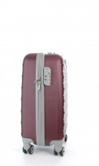Kabinový cestovní kufr D&N 9450-12 bordový č.2