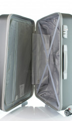 Velký cestovní kufr D&N 9470-13 šedý č.5