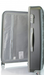 Velký cestovní kufr D&N 9470-13 šedý č.6