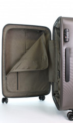 Střední cestovní kufr D&N 8260-13 stříbrný č.11