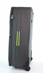 Velký cestovní kufr D&N 9370-13 Grey/Green č.2