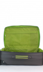Velký cestovní kufr D&N 9370-13 Grey/Green č.11