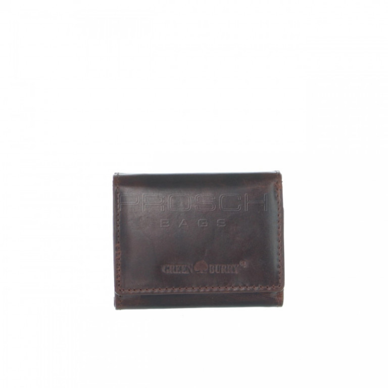Kožená peněženka Greenburry 4806-24 hnědá