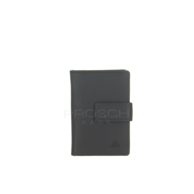 Kožená peněženka Greenburry 1642-20/BL černá