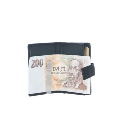 Kožená peněženka Greenburry 1642-20/BL černá č.6