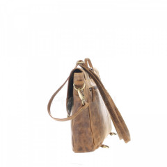 Kožená taška-batoh Greenburry 1637-25 hnědá č.2