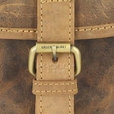Kožená kabelka Greenburry 1630-25 hnědá č.5