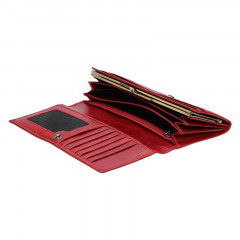 Dámská kožená peněženka Lagen 50039 červená č.3