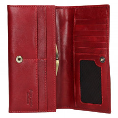 Dámská kožená peněženka Lagen 50039 červená č.4
