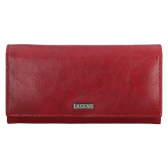 Dámská kožená peněženka Lagen 50039 červená č.1