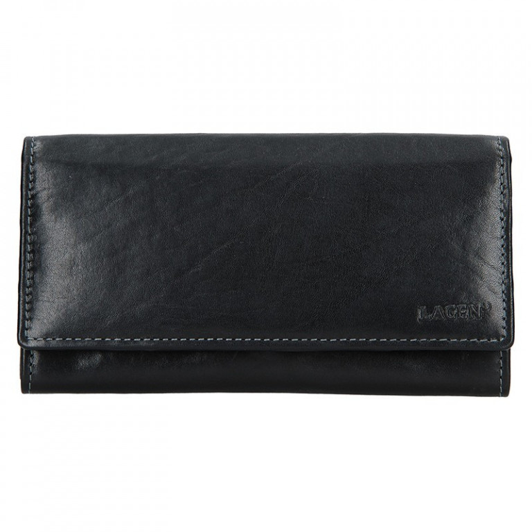 Dámská kožená peněženka LAGEN V-40/T černá