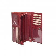 Dámská kožená peněženka LAGEN PWL-388/T červená č.2