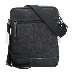 Pánská kožená taška přes rameno Lagen 23306 černá č.2
