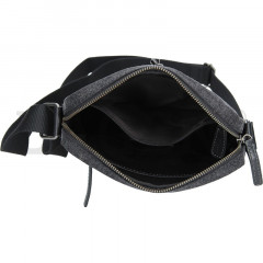 Pánská kožená taška přes rameno Lagen 23306 černá č.3
