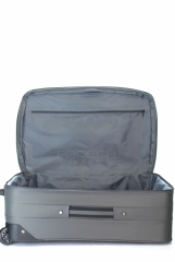 Střední cestovní kufr D&N 9360-23 Grey/Black č.8