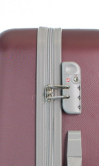 Kabinový cestovní kufr D&N 9450-12 bordový č.6