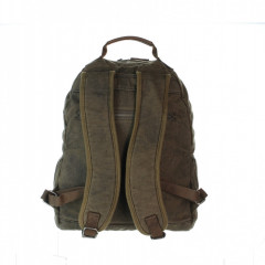 Plátěný batoh na notebook Greenburry 5908-30 khaki č.3