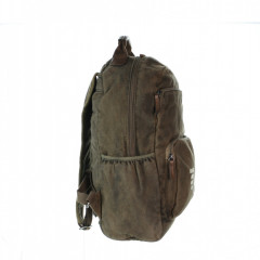 Plátěný batoh na notebook Greenburry 5908-30 khaki č.4