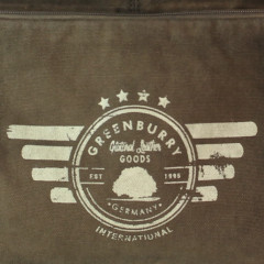 Plátěný batoh na notebook Greenburry 5908-30 khaki č.6