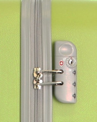 Střední cestovní kufr D&N 9460-15 limetkový č.9