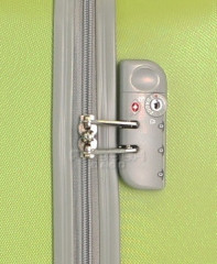 Kabinový cestovní kufr D&N 9450-15 limetkový č.9