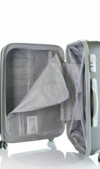 Střední cestovní kufr D&N 9460-13 šedý č.8