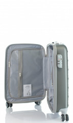 Kabinový cestovní kufr D&N 9450-13 šedý č.7