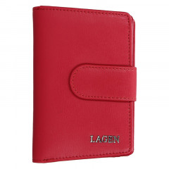 Dámská kožená peněženka LAGEN 50313 červená č.1