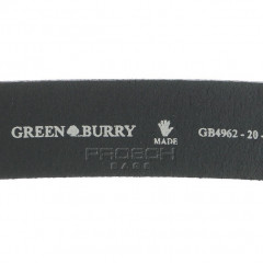 Černý kožený pásek Greenburry GB4962-20-115 č.5