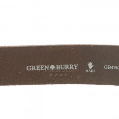 Hnědý kožený pásek Greenburry GB4962-22-95 č.6