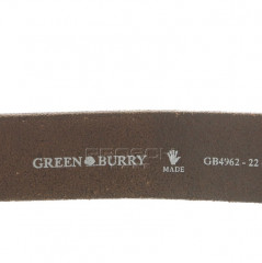 Hnědý kožený pásek Greenburry GB4962-22-115 č.6