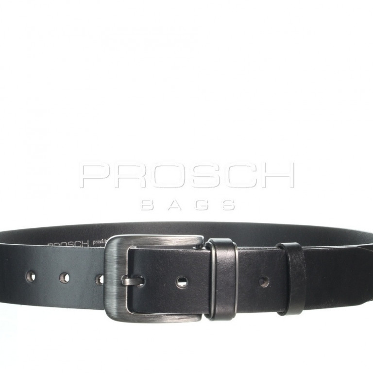 Kožený pásek PROSCH BAGS jeans 02/PR01-95 černý