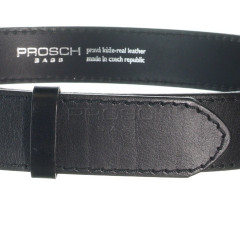Kožený pásek PROSCH BAGS jeans 504/1-115 černý č.7
