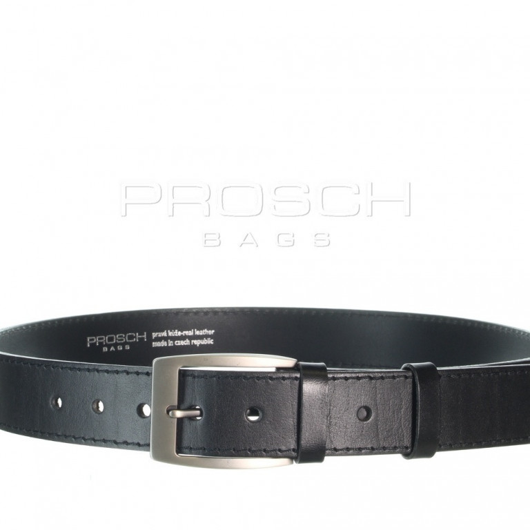 Kožený pásek PROSCH BAGS jeans 504/1-115 černý