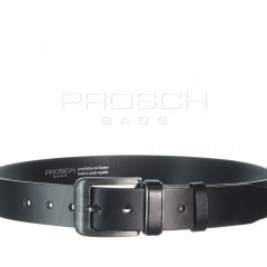 Kožený pásek PROSCH BAGS jeans 02/PR01-125 černý č.1