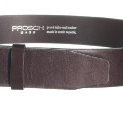 Kožený pásek PROSCH BAGS jeans 02/PR01-95 hnědý č.7