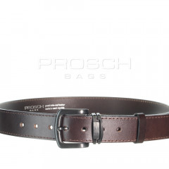 Kožený pásek PROSCH BAGS jeans 09/1-105 hnědý č.1