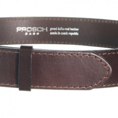 Kožený pásek PROSCH BAGS jeans 09/1-105 hnědý č.7