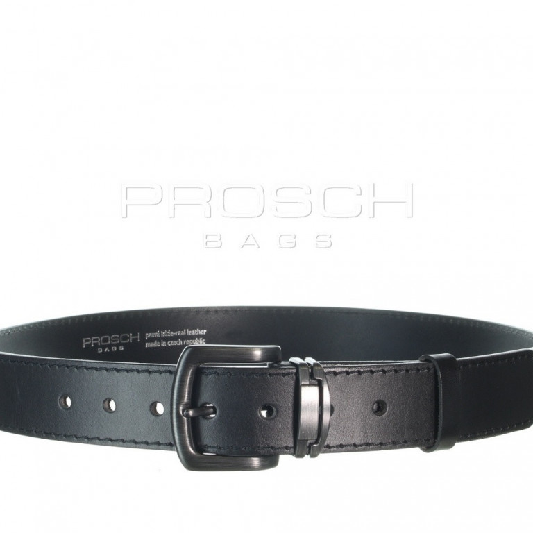 Kožený pásek PROSCH BAGS jeans 09/1-115 černý